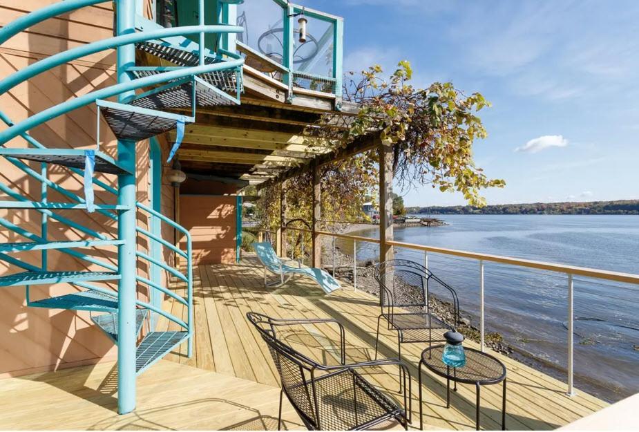 Hudson Riverfront Home Catskill Exterior photo